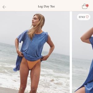 Free People Movement Leg Day Tee